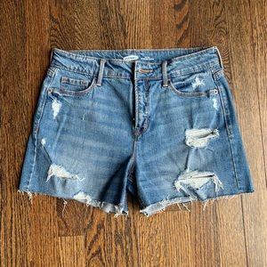Denim shorts